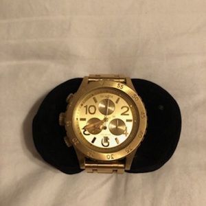 Nixon 42-20 Chronograph Gold Watch